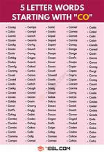 5 Letter Words Starting with Cou Ending with T All Words List