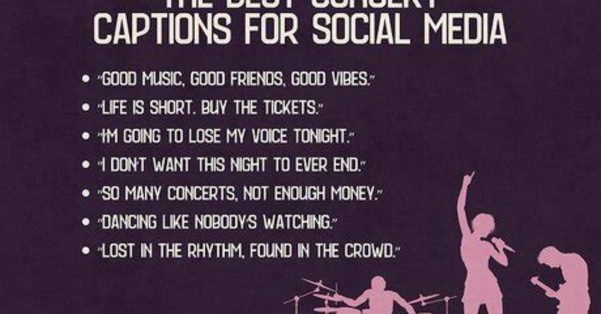 A Deep Dive into Funny Concert Captions