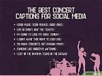 A Deep Dive into Funny Concert Captions