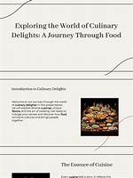 A Journey of Culinary Delights and Sustainability