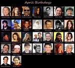 April 1 Birthdays of Famous People