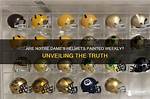 Are Football Helmets Painted Every Week