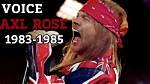 Axl Rose: the Iconic Voice of Rock 'N' Roll