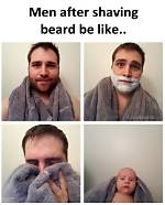 Beard Shave Meme: the Humor Behind Facial Hair Transformation