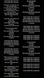 Diamond Rihanna Lyrics ·