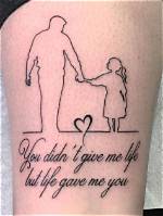 Discover Dad Tattoo Quotes from Daughter