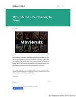 Discovering Movierulz. Gg: Your Gateway to Endless Entertainment