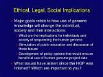 Ethical, Legal, and Social Implications