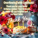 Heartfelt Birthday Thank You Captions: Express Gratitude with Style