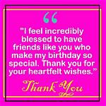 Heartfelt Birthday Thank You Messages for Everyone