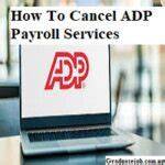 How to Cancel Adp Services