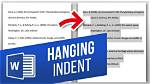 How to Make a Hanging Indent in Google Docs, for Works Cited Pages and Other Forms