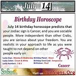 If Your Birthday Is July 14, What Sign Are You?