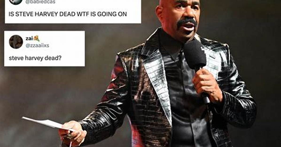 Is Steve Harvey Dead? Debunking the Rumors Surrounding the Iconic Host