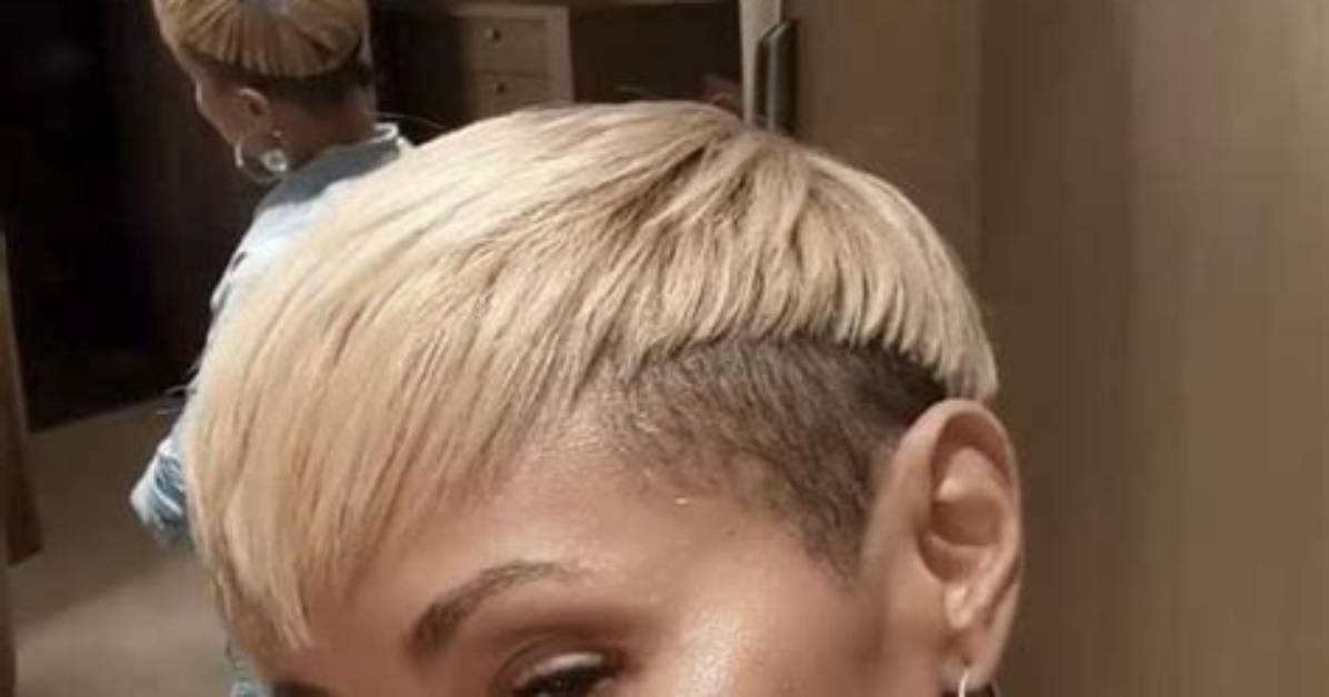 Jada Pinkett Smith Debuts Platinum Blonde Pixie Cut — Check out the Video |
