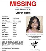 Lauren Heath Missing