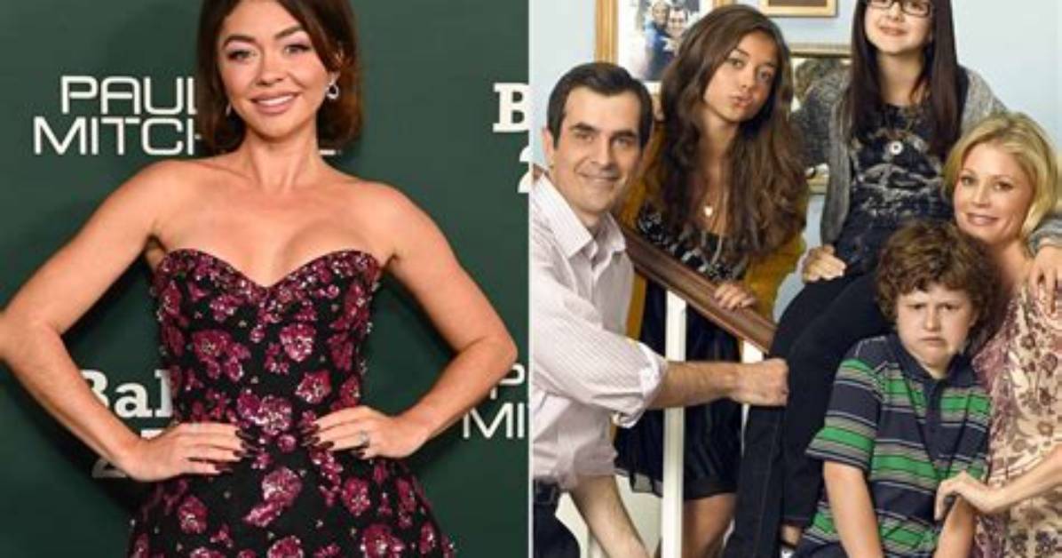 Modern Family's Sarah Hyland Shows off Stunning Cherry Pink Hair and Looks Unrecognisable