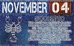 November 4 Zodiac Horoscope Birthday Personality