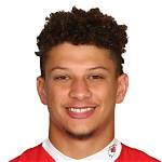 Professional Patrick Mahomes Pictures with White Background