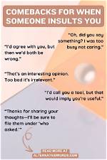 Savage Insults: the Art of Witty Comebacks