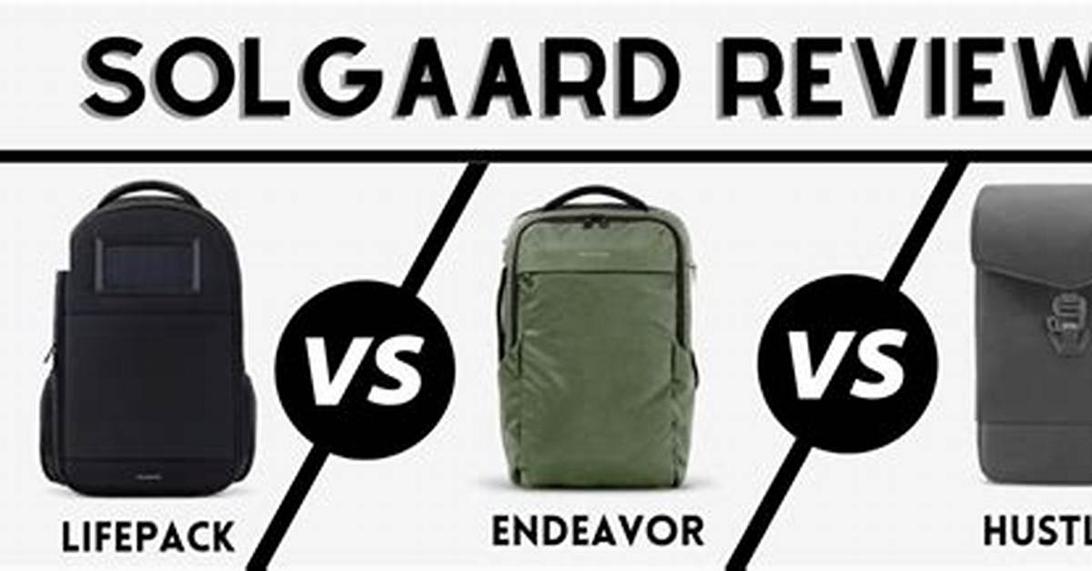 Solgaards Endeavor Lifepack Bag Review |