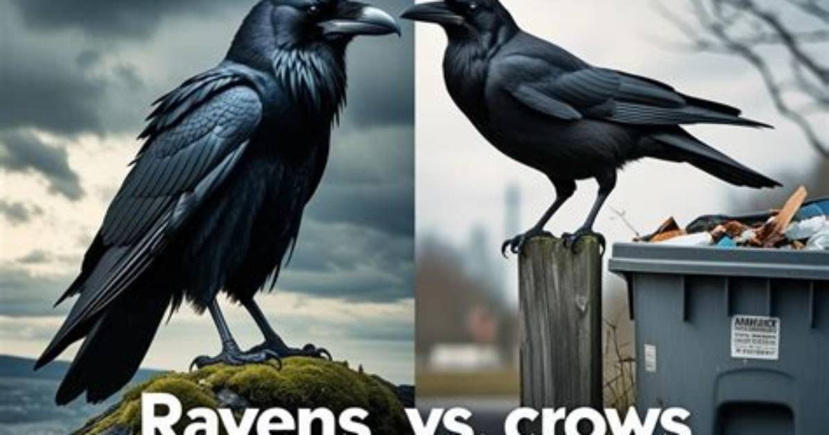 The Fascinating Differences Between Crows and Ravens