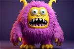 The Unforgettable Charm of the Purple Monster from Monsters, Inc.