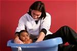**The Unique Bond: Messi Bathing Lamine Yamal**