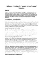 Unlocking the Potential of Sierra Education: a Pathway to Learning