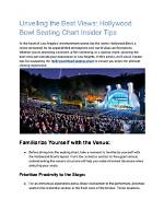 Unveiling the Secrets of the Seating Chart