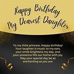 Warmest Birthday Wishes for My Dearest Daughter