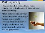 What Transcendentalists Believed