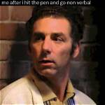 When I Hit the Pen and Go Nonverbal: a Journey into Silence