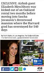Who Is Elizabeth Hirschhorn Airbnb Tenant Living?
