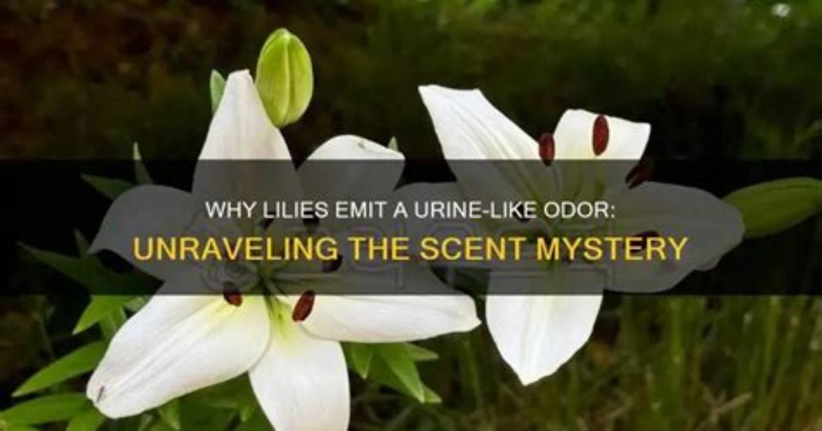 Why Do Lilies Smell Like Pee?